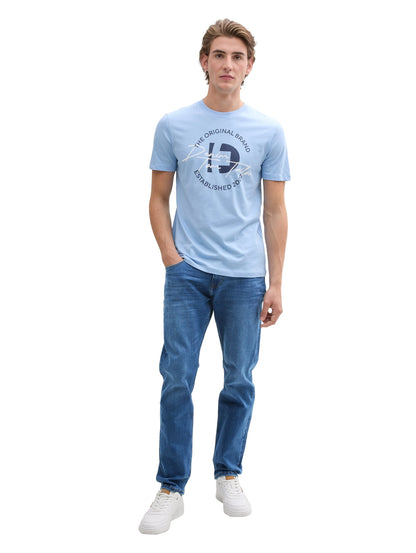 Tom Tailor Used Mid Stone Blue Denim Men Ttpiers Slim Jeans SKU: 1045757_10119 Image 03