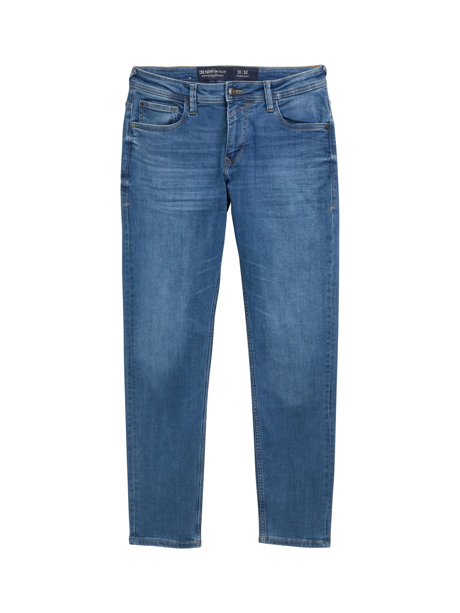 Tom Tailor Used Mid Stone Blue Denim Men Ttpiers Slim Jeans SKU: 1045757_10119 Image 06