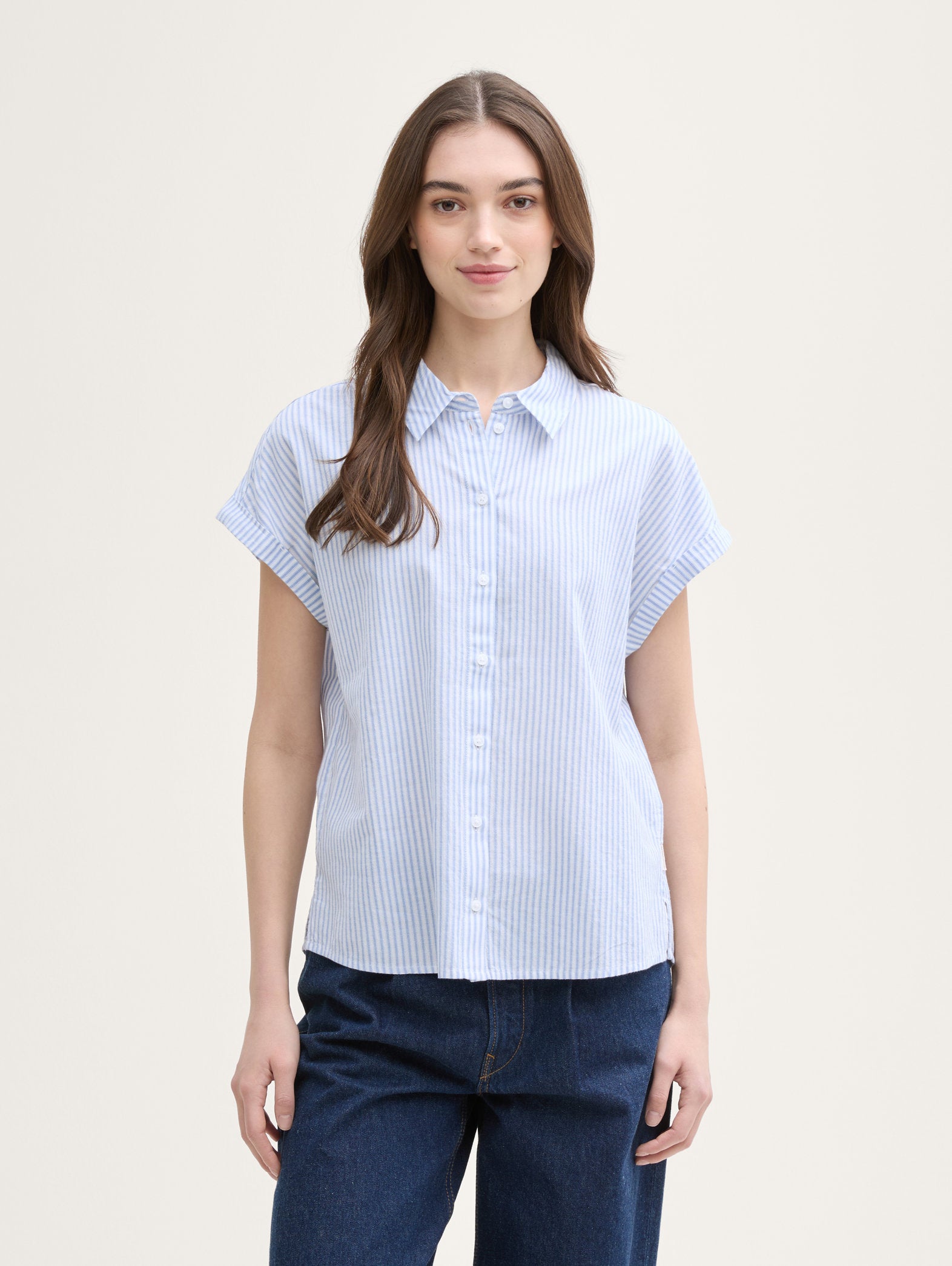 Tom Tailor_Loose Fit Blouse with Striped Pattern_1045764_37254_01