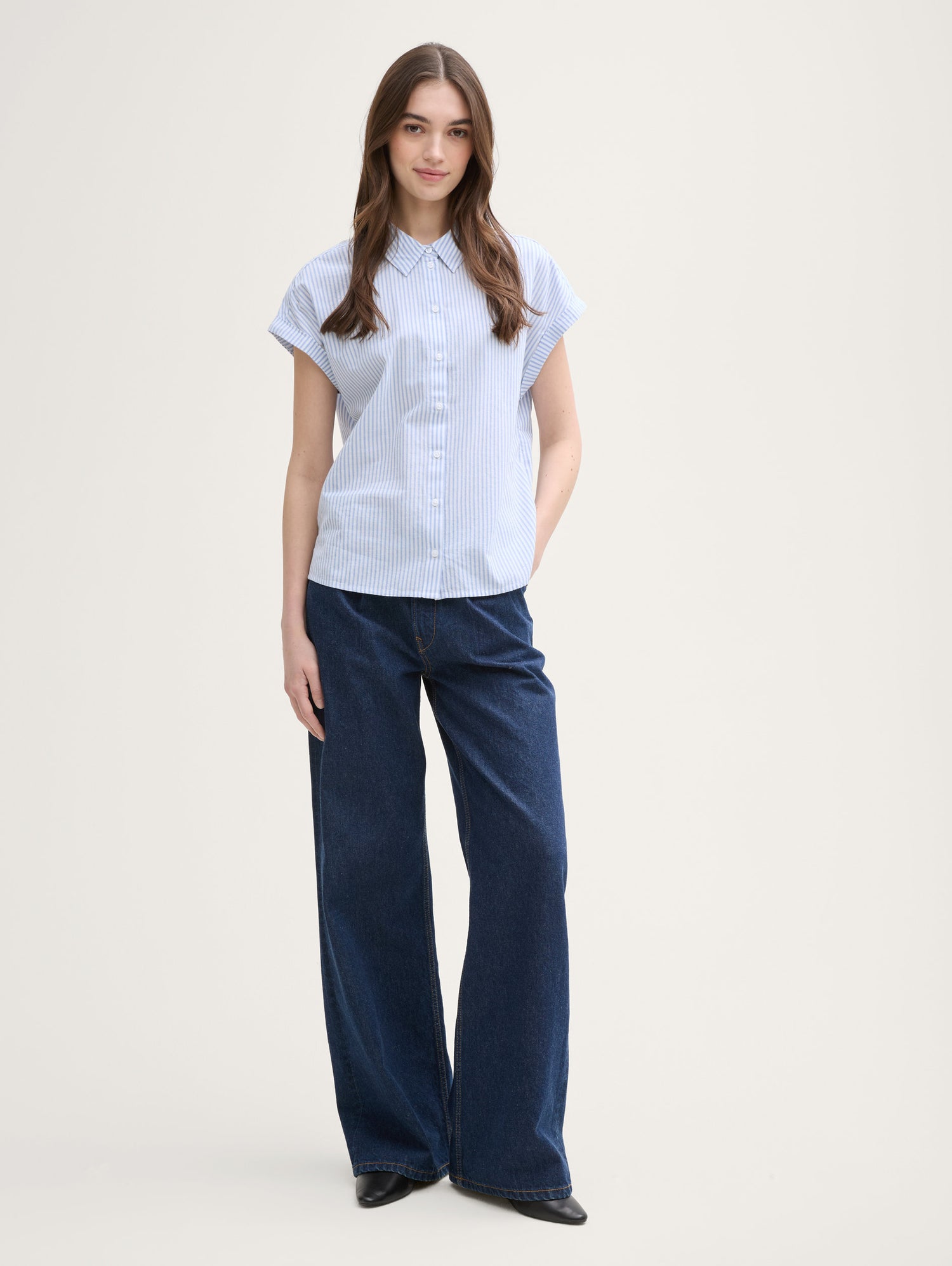 Tom Tailor_Loose Fit Blouse with Striped Pattern_1045764_37254_02