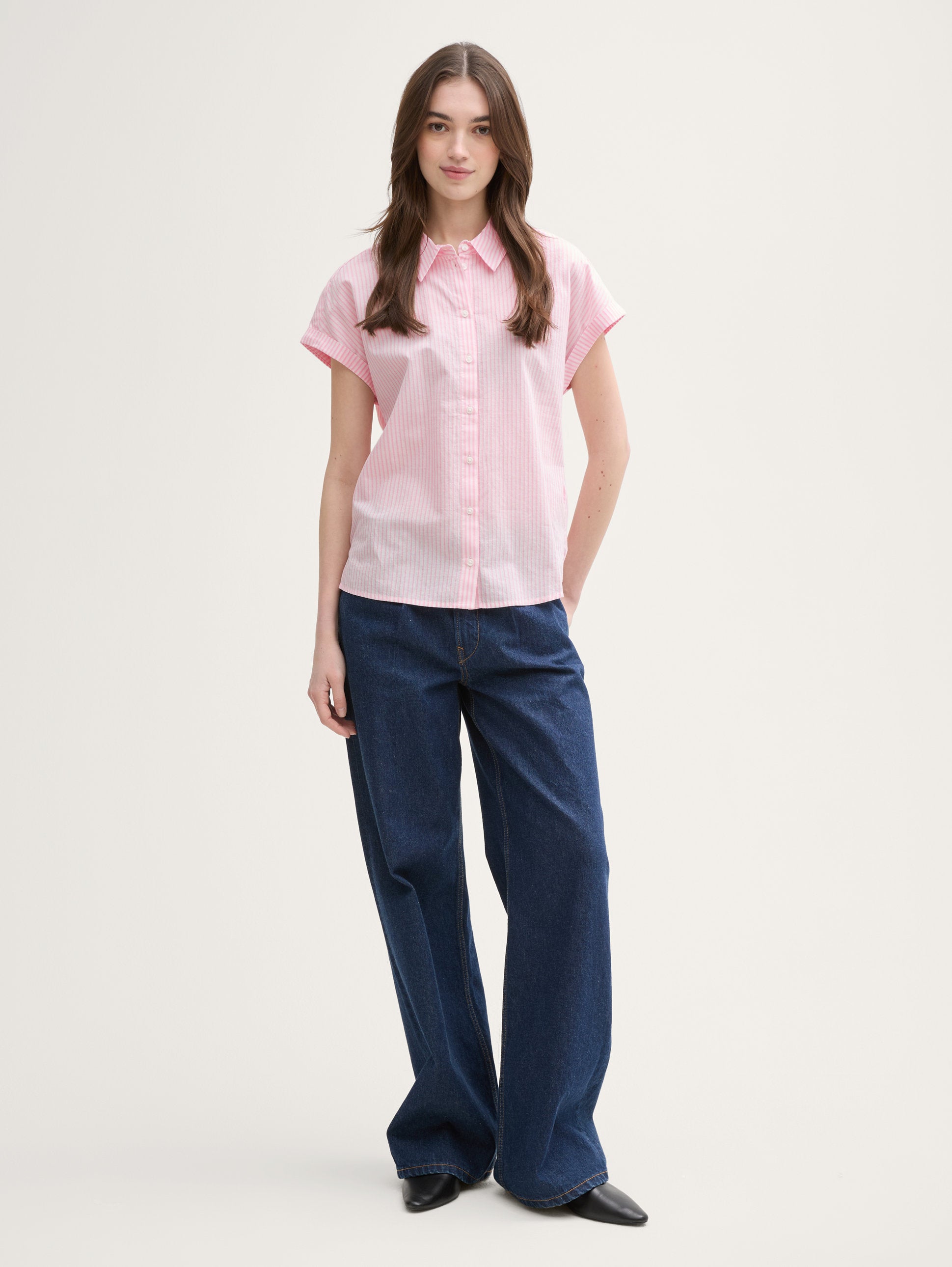Tom Tailor_Loose Fit Blouse with Striped Pattern_1045764_37711_02