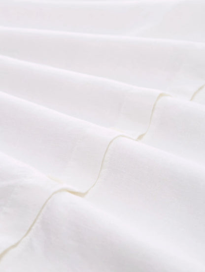 Tom Tailor White Women Shirt Blouse with Linen SKU: 1045770_20000 Image 05