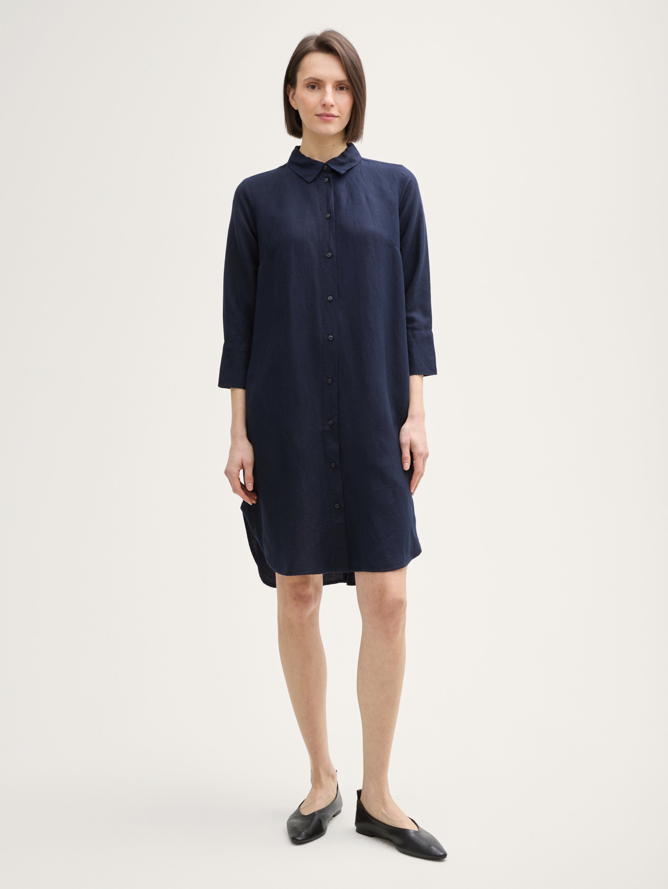 Tom Tailor_Blouse Dress with Linen_1045771_10668_01