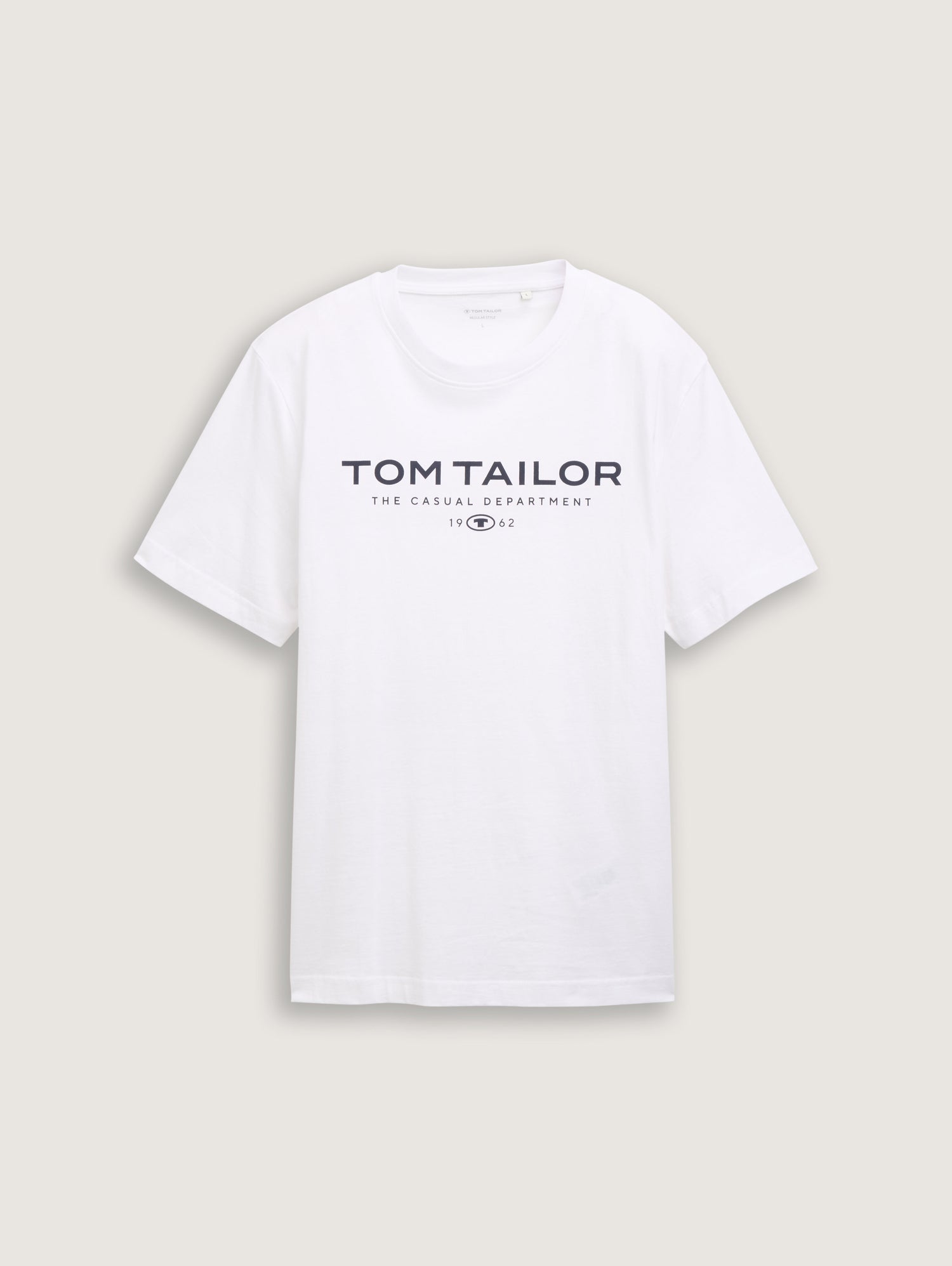 Tom Tailor_Cotton T-Shirt with Logo Print_1045773_20000_06