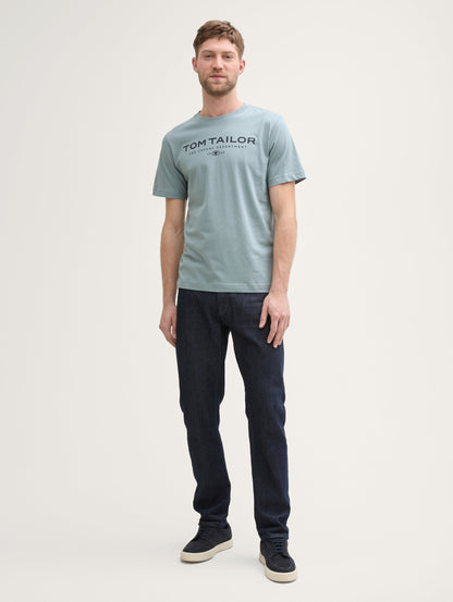 Tom Tailor_Cotton T-Shirt with Logo Print_1045773_27475_02