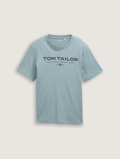 Tom Tailor_Cotton T-Shirt with Logo Print_1045773_27475_06