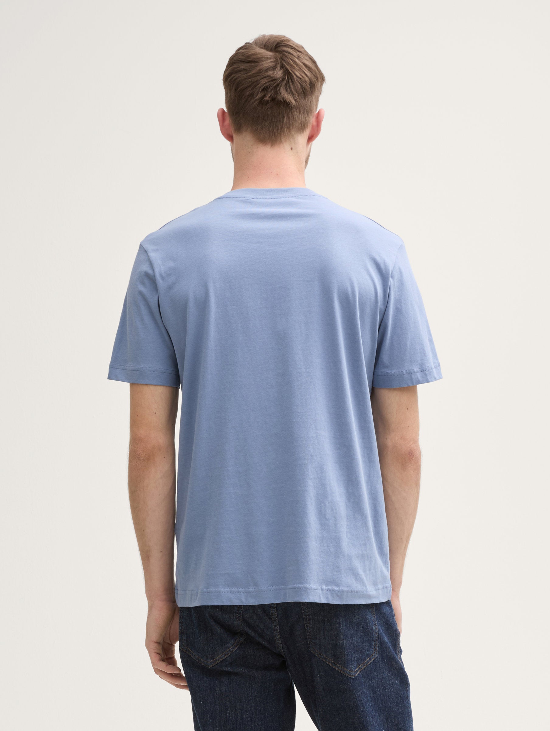 Tom Tailor_Cotton T-Shirt with Logo Print_1045773_37533_03
