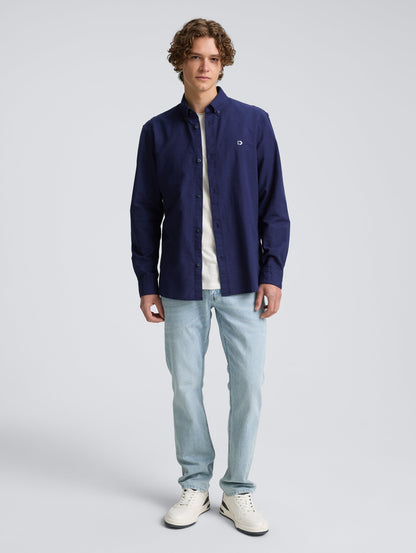 Tom Tailor_Oxford Shirt with Logo Embroidery_1045930_34590_02