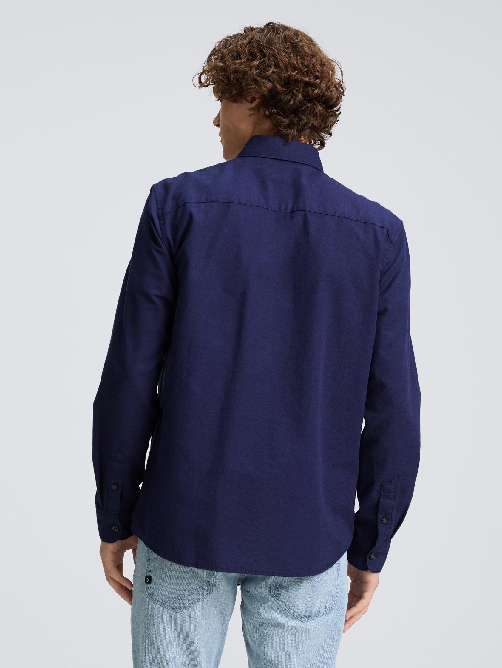 Tom Tailor_Oxford Shirt with Logo Embroidery_1045930_34590_03