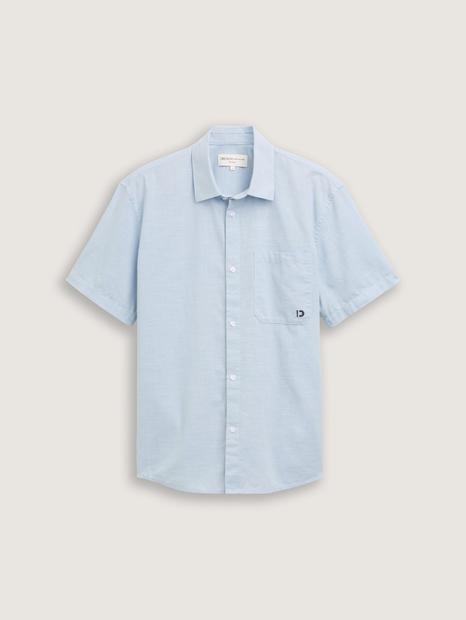 Tom Tailor_Relaxed Fit Short Sleeve Shirt with Breast Pocket_1045977_13302_06