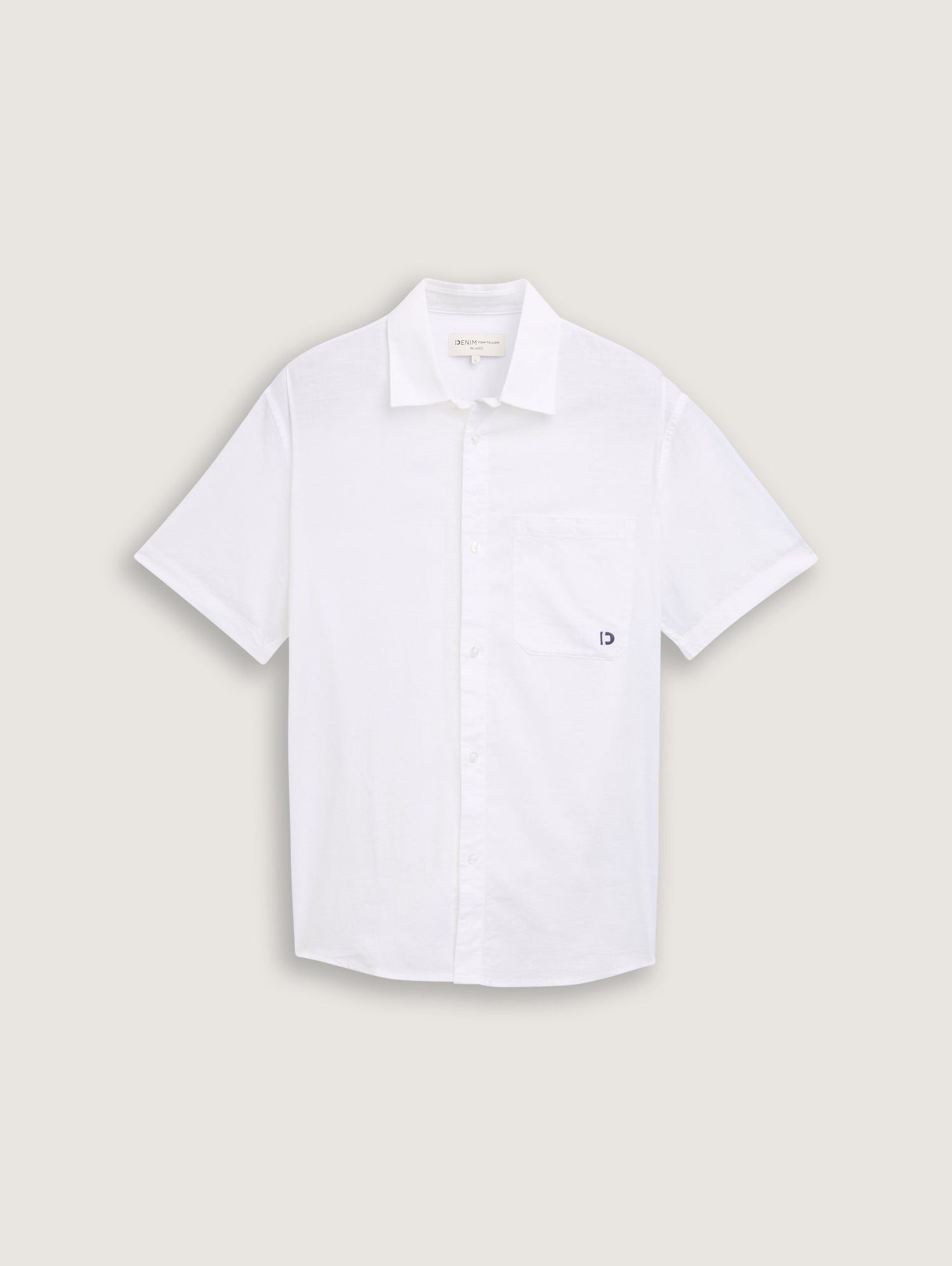 Tom Tailor_Relaxed Fit Short Sleeve Shirt with Breast Pocket_1045977_20000_06