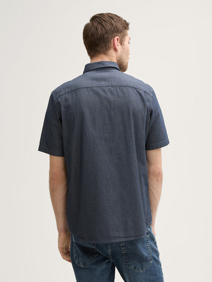 Tom Tailor_Regular Fit Short-Sleeved Cotton Shirt_1046077_37944_03