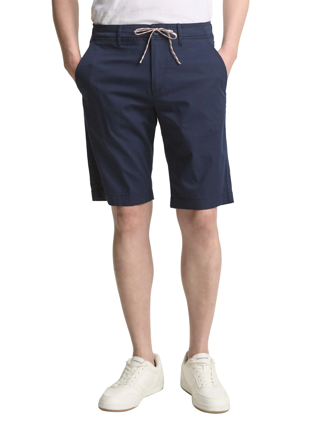 Tom Tailor Sky Captain Blue Men Lightweight Chino Shorts with Drawstring SKU: 1046149_10668 Image 01