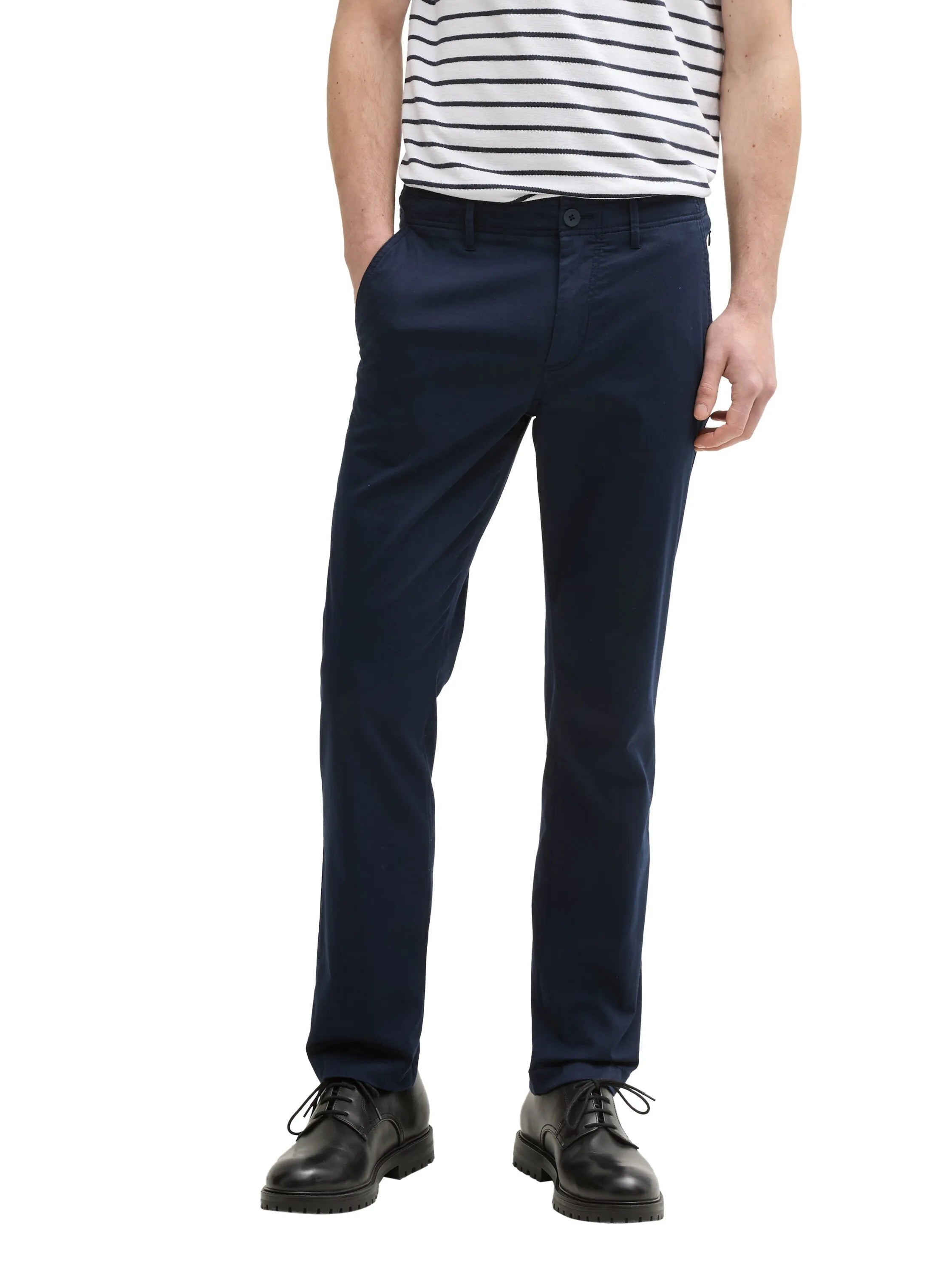 Tom Tailor Sky Captain Blue Men Lightweight Chino Trousers SKU: 1046150_10668 Image 01