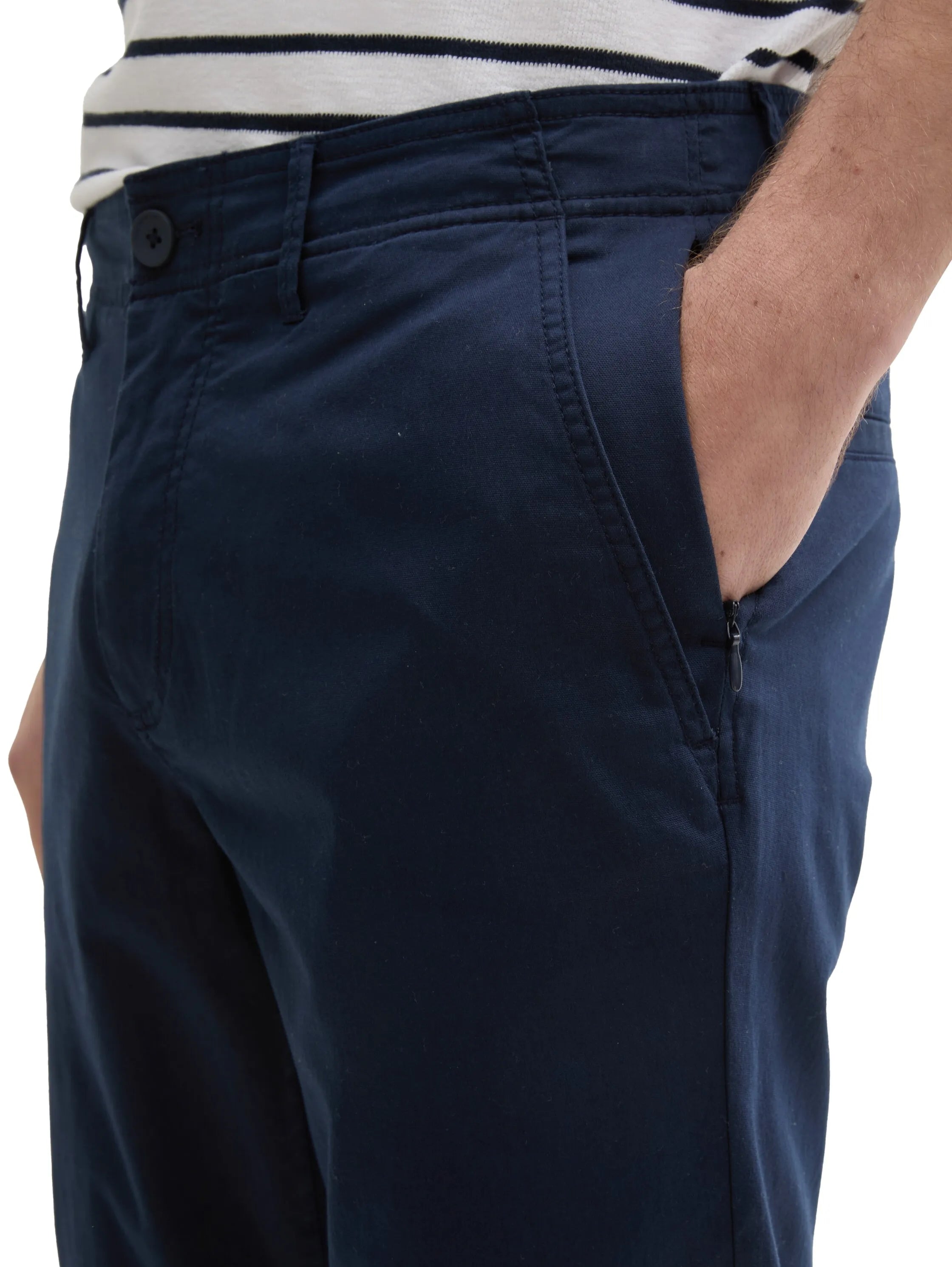 Tom Tailor Sky Captain Blue Men Lightweight Chino Trousers SKU: 1046150_10668 Image 03