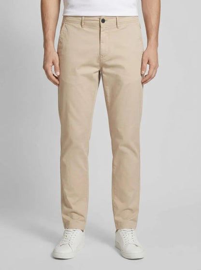 Tom Tailor Cashew Beige Men Lightweight Chino Trousers SKU: 1046150_11032 Image 00
