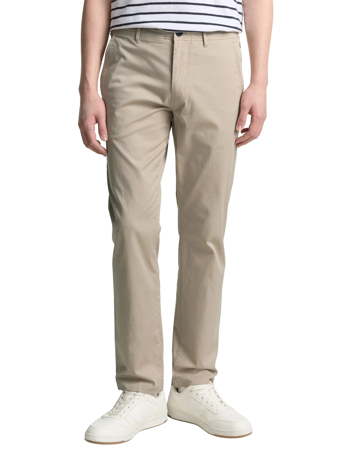 Tom Tailor Cashew Beige Men Lightweight Chino Trousers SKU: 1046150_11032 Image 01