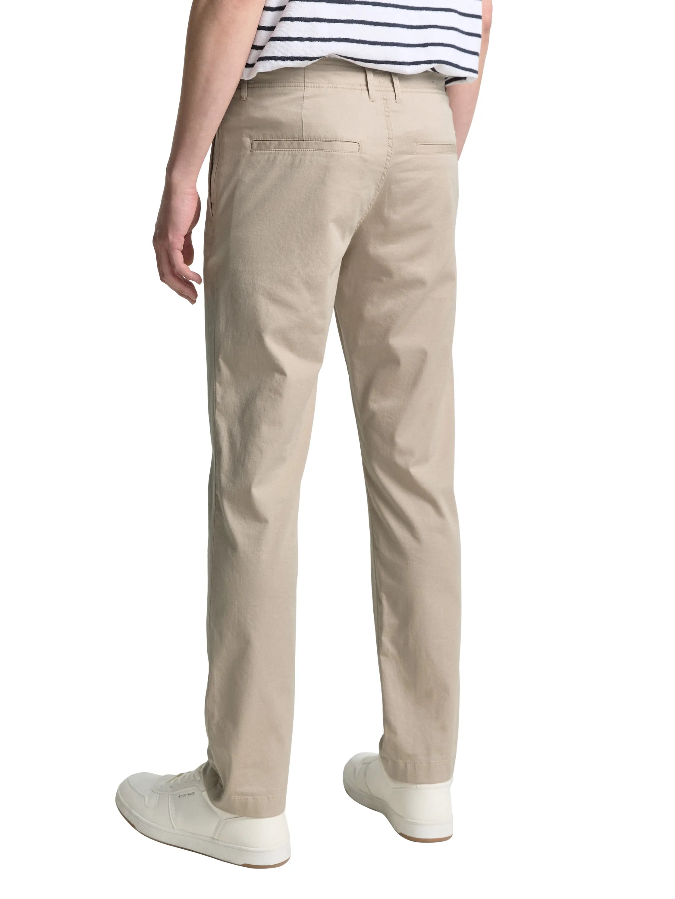 Tom Tailor Cashew Beige Men Lightweight Chino Trousers SKU: 1046150_11032 Image 02