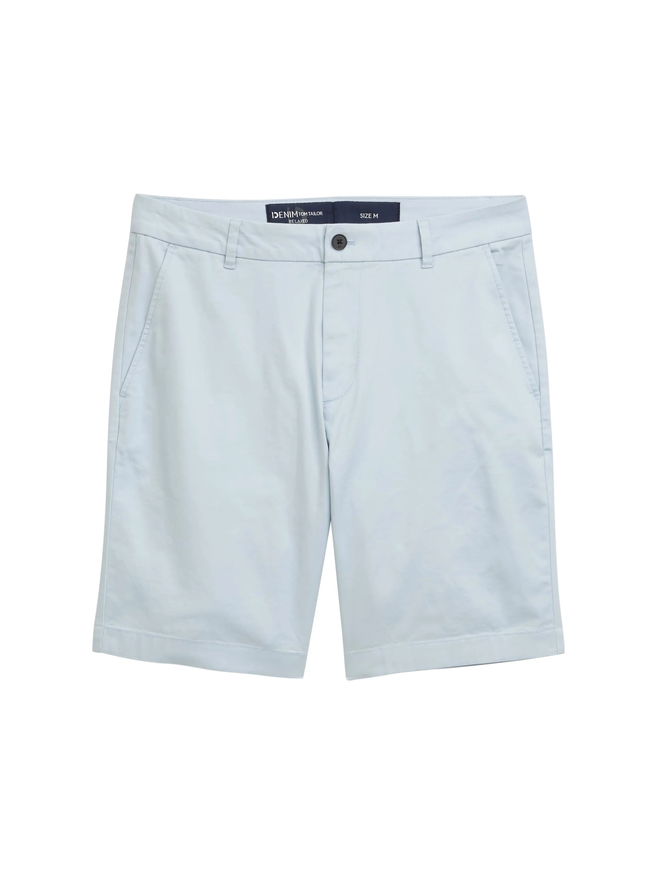 Denim Tom Tailor Light Blue Grey Men Relaxed Fit Chino Shorts SKU: 1046153_35249 Image 01
