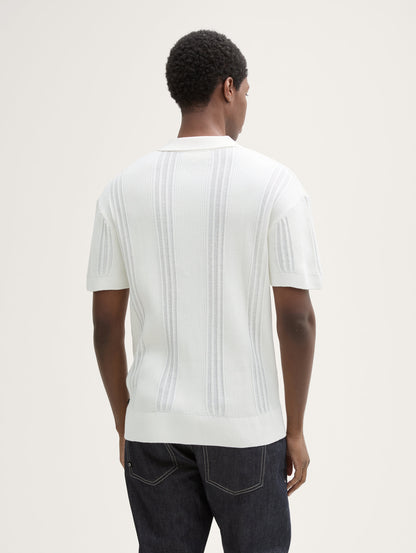 Tom Tailor_Relaxed Fit Knitted Shirt in a Polo Look_1046309_10332_03