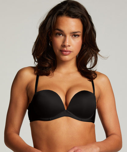 Maximizer Push Up Bra With Removable Straps In Different Cup Sizes_104636_Black_07