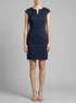 Tom Tailor Sky Captain Blue Women Sheath Dress with Slit SKU: 1046485_10668 Image 00