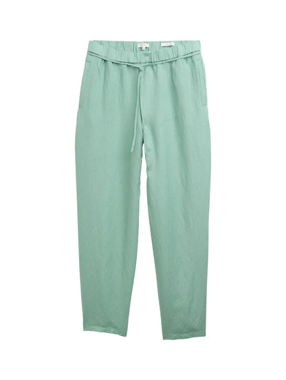 Tom Tailor Faded Green Women Loose Slim Trousers with Linen Content SKU: 1046498_13010 Image 01