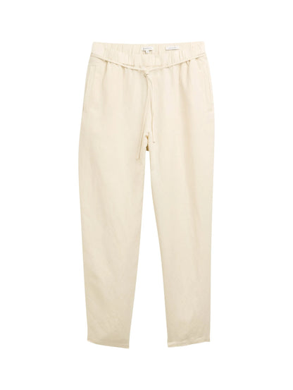 Tom Tailor Champagne Women Loose Slim Trousers with Linen Content SKU: 1046498_37762 Image 06