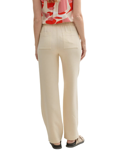 Tom Tailor Champagne Women Ttlea Seersucker Straight Trousers SKU: 1046499_37762 Image 02