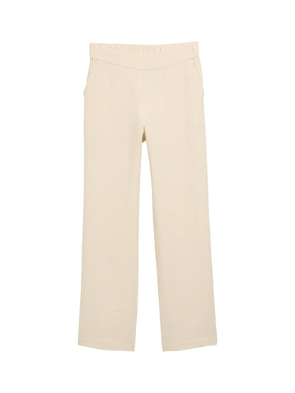 Tom Tailor Champagne Women Ttlea Seersucker Straight Trousers SKU: 1046499_37762 Image 06