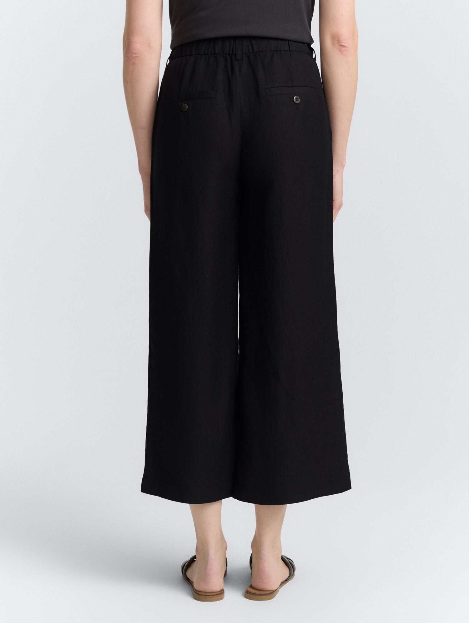 Tom Tailor_Culotte Trousers with Linen Content_1046507_14482_02