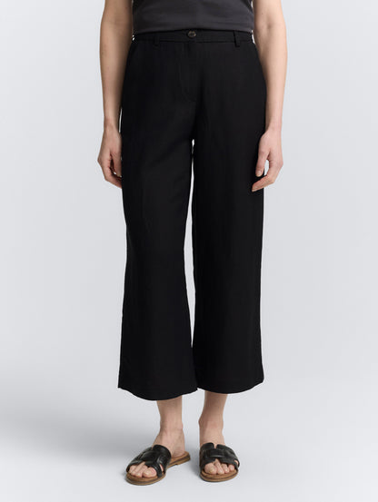 Tom Tailor_Culotte Trousers with Linen Content_1046507_14482_04