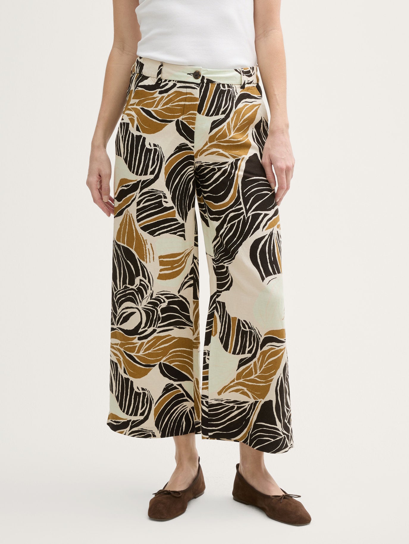 Tom Tailor_Culotte Trousers with Linen Content_1046507_37999_04