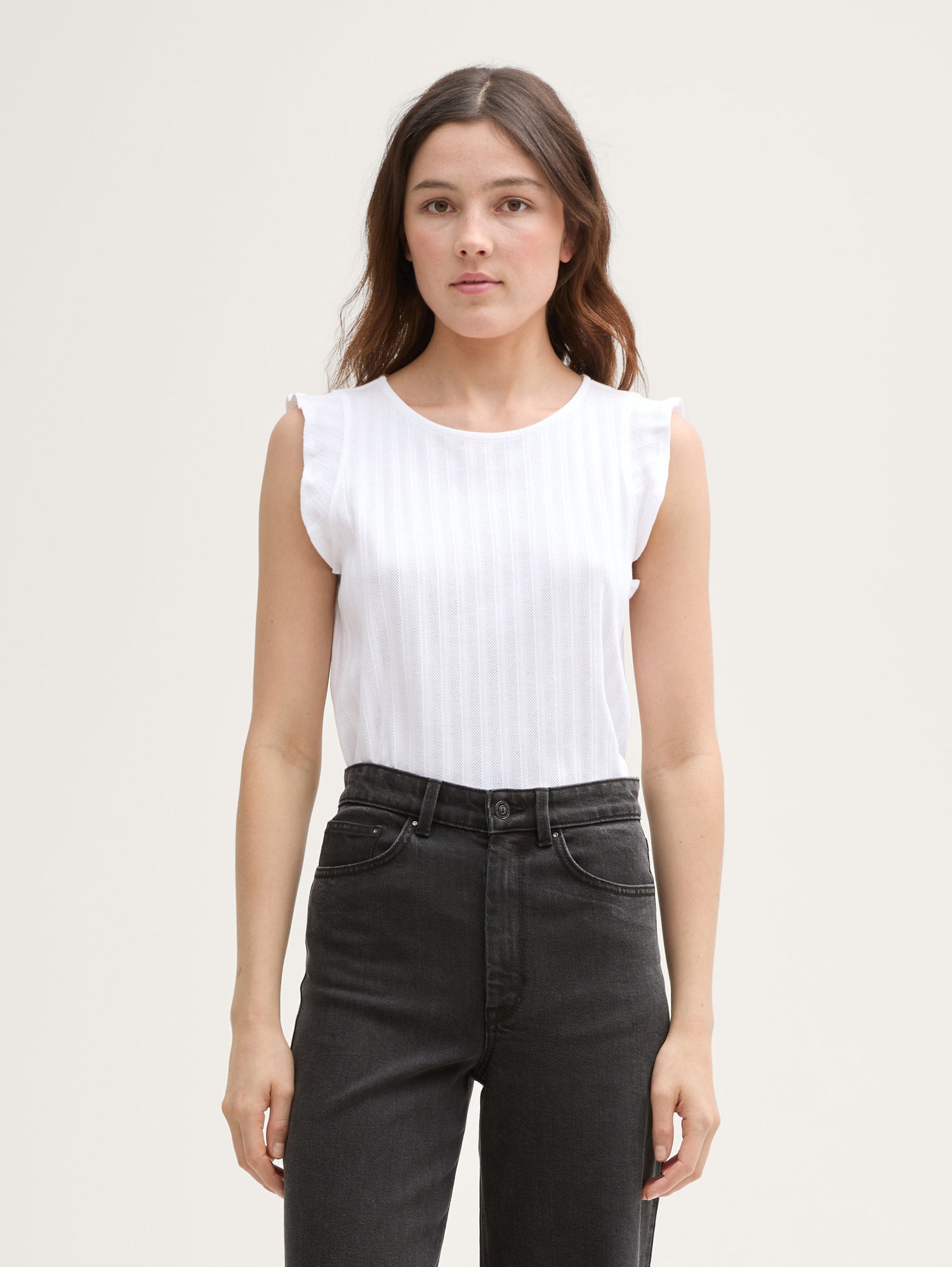 Tom Tailor_Loose Fit Pointelle Top_1046552_20000_01