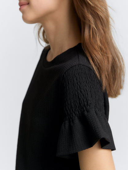 Tom Tailor_T-Shirt with Smock Details_1046554_14482_04