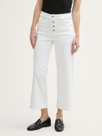 Tom Tailor_Culotte Jeans with Button Placket_1046583_10315_04