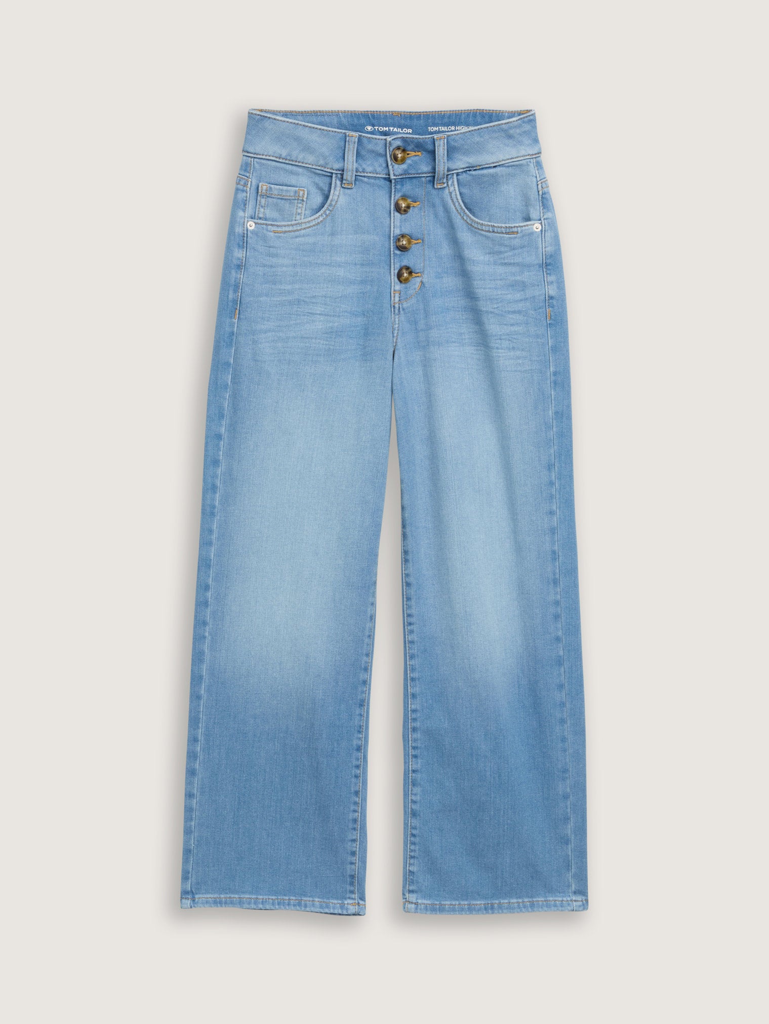 Tom Tailor_Culotte Jeans with Button Placket_1046584_10112_06