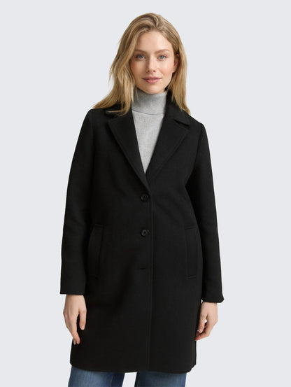 Tom Tailor_0_Wool Coat with Slit Pockets_1046603_14482_02