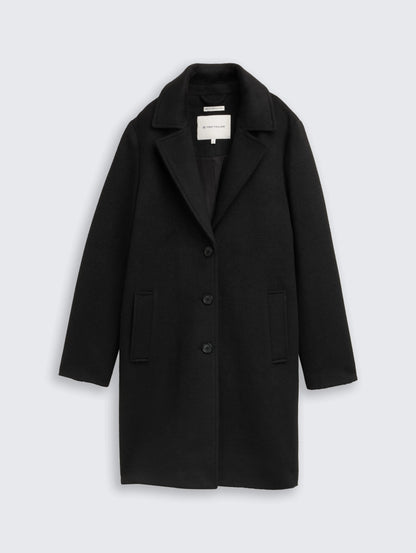 Tom Tailor_0_Wool Coat with Slit Pockets_1046603_14482_04
