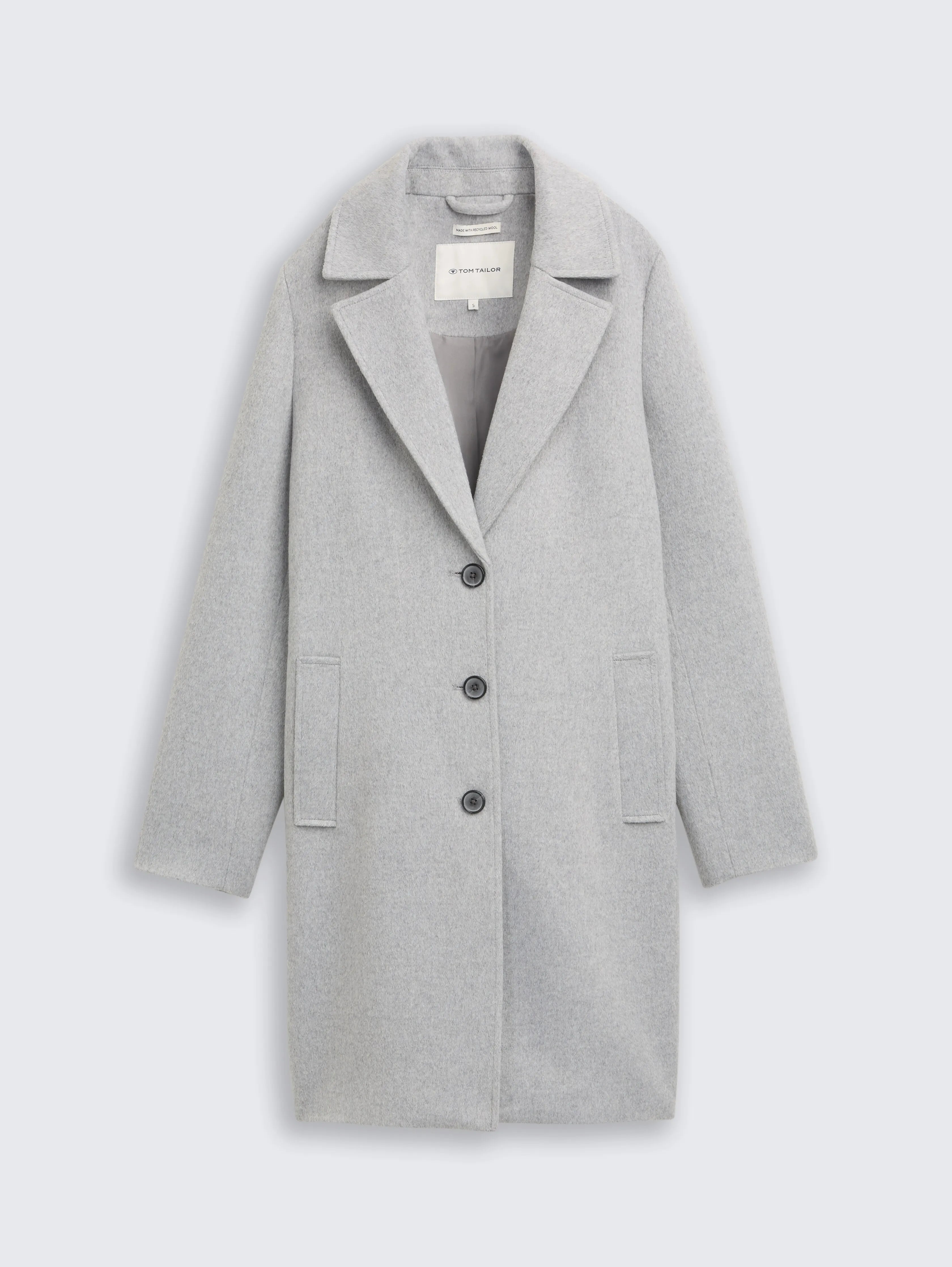 Tom Tailor_0_Wool Coat with Slit Pockets_1046603_21373_04