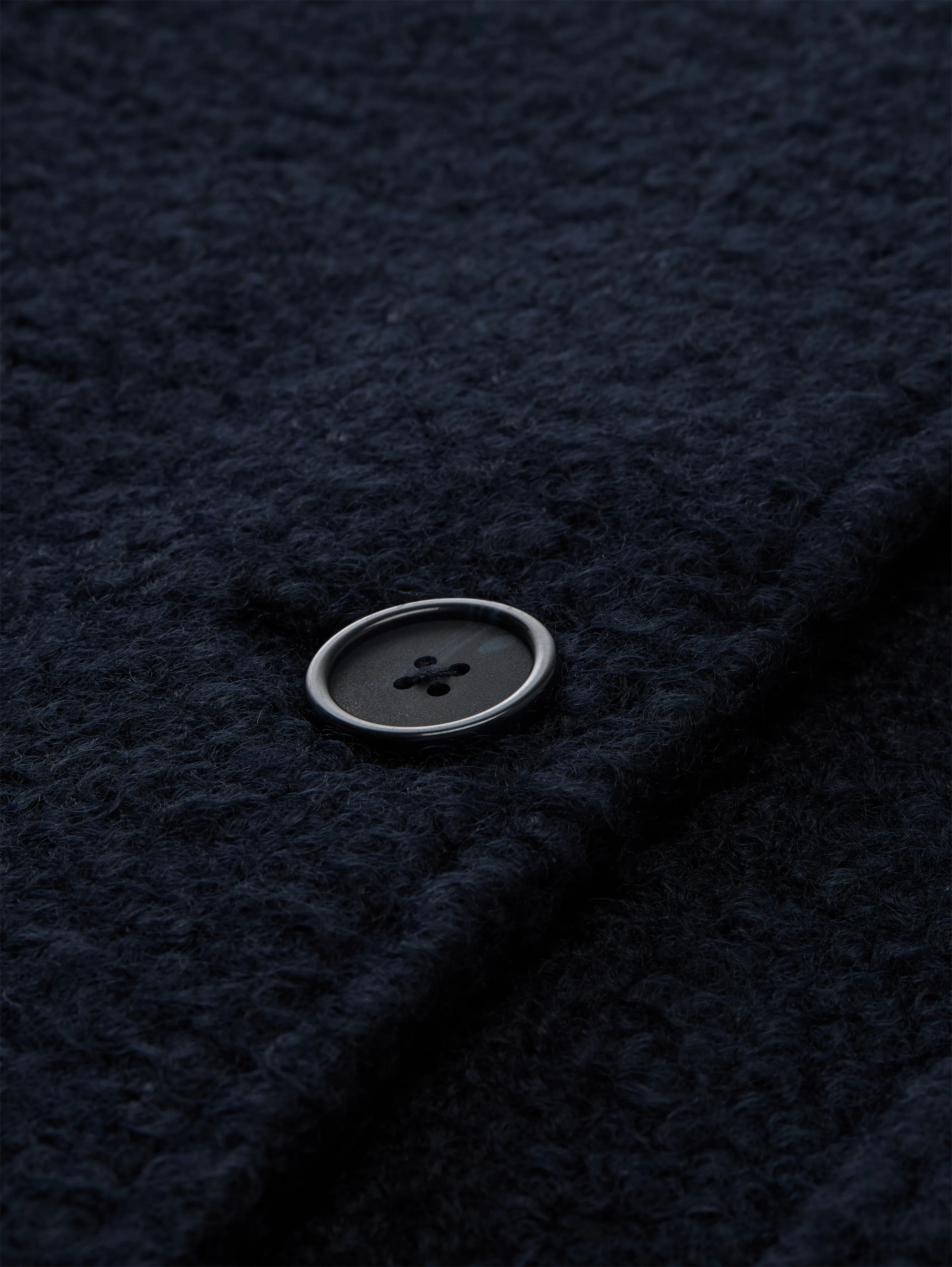 Tom Tailor_Black_BouclŽ Coat with Stand-Up Collar_1046604_10668_06