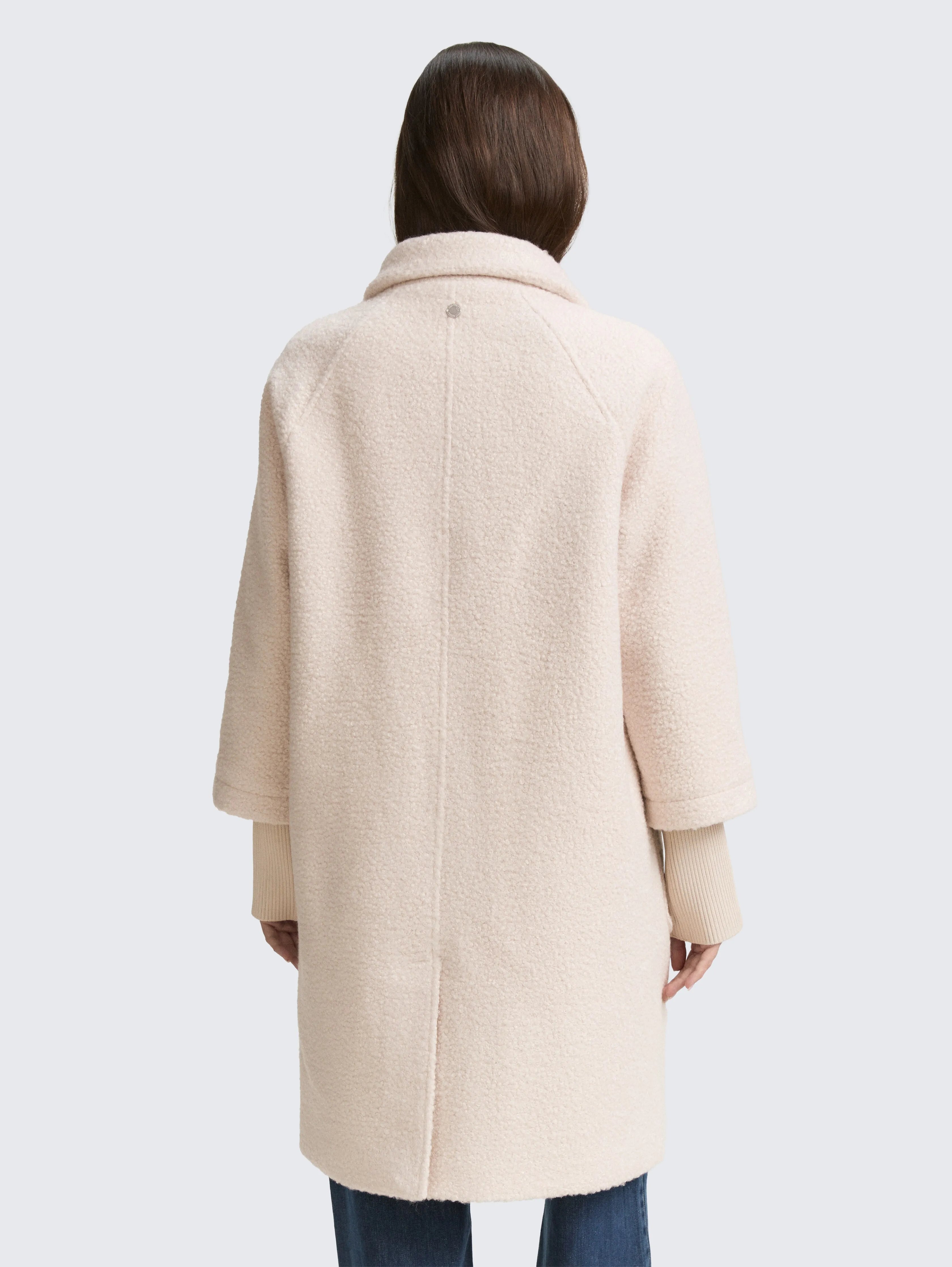 Tom Tailor_Black_BouclŽ Coat with Stand-Up Collar_1046604_27609_03