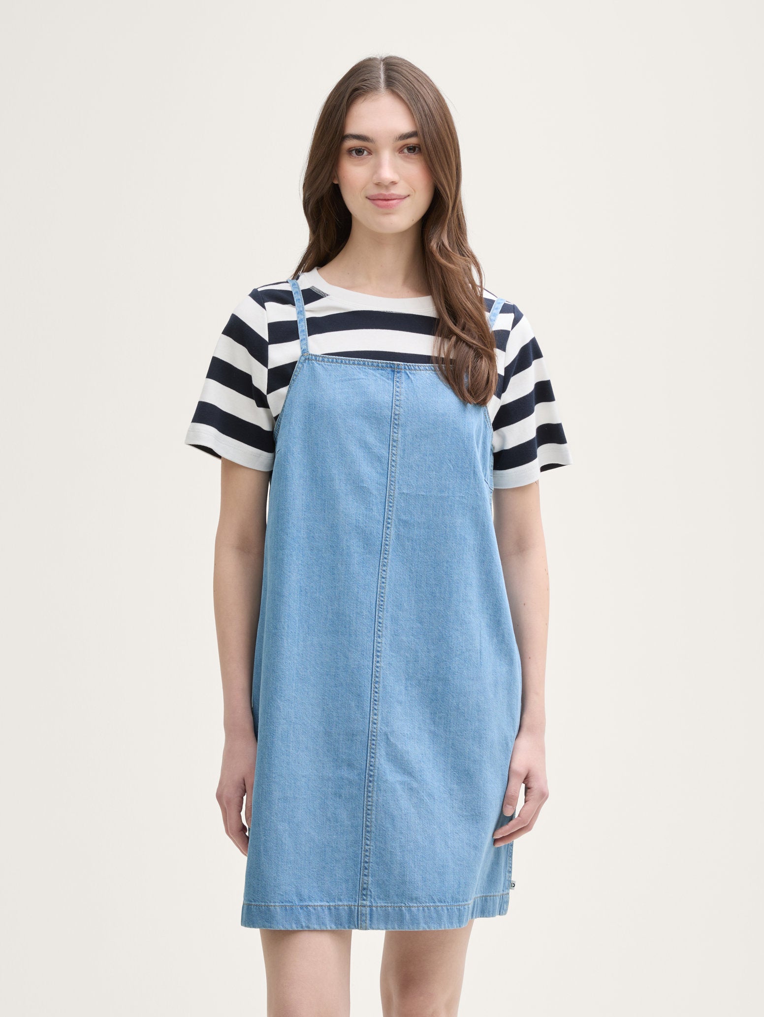 Tom Tailor_Mini Denim Dress with Slit Pockets_1046643_10117_01