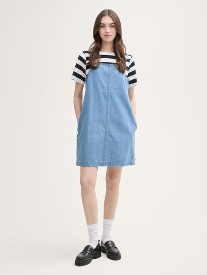 Tom Tailor_Mini Denim Dress with Slit Pockets_1046643_10117_02