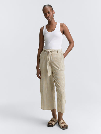 Tom Tailor_High Waist Culotte Trousers with Tie Belt_1046839_37812_01