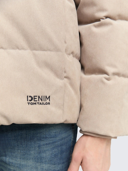 Tom Tailor_0_Corduroy Puffer Jacket with Stand-Up Collar_1046916_11032_05