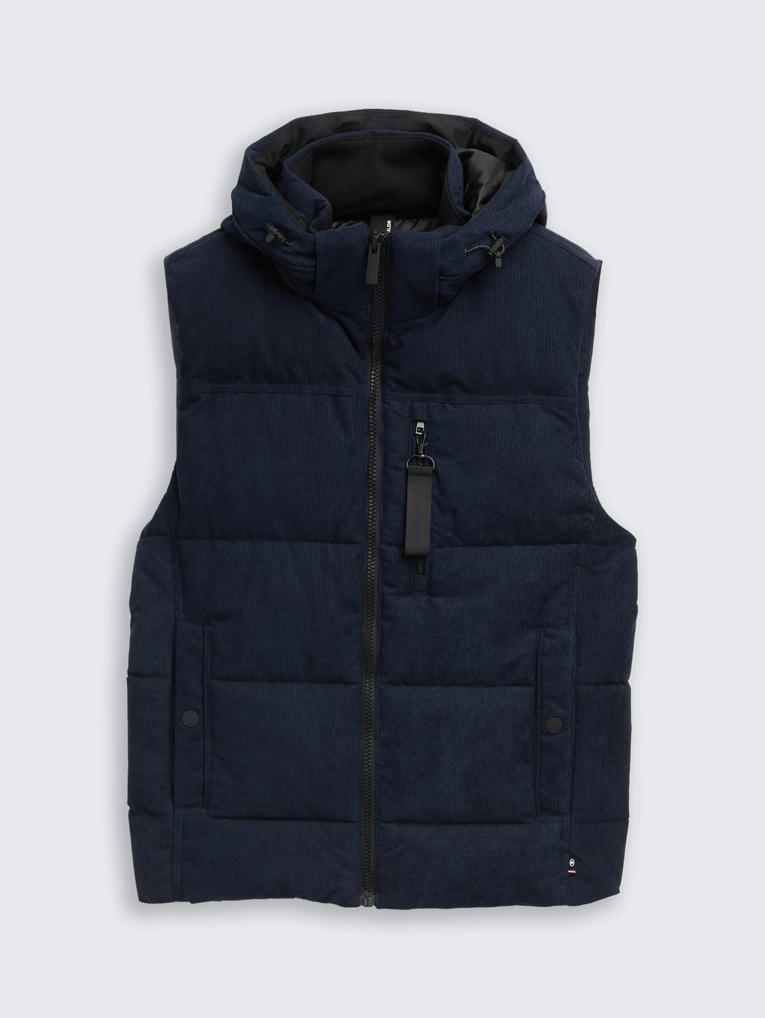 Tom Tailor_Black_Puffer Waistcoat with Detachable Hood_1046976_10668_04