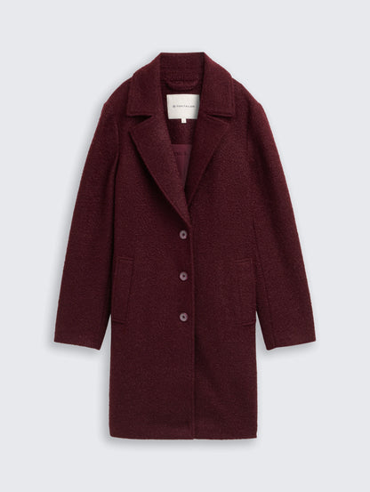 Tom Tailor_0_BouclŽ Coat with Lapel Collar_1047055_14405_01