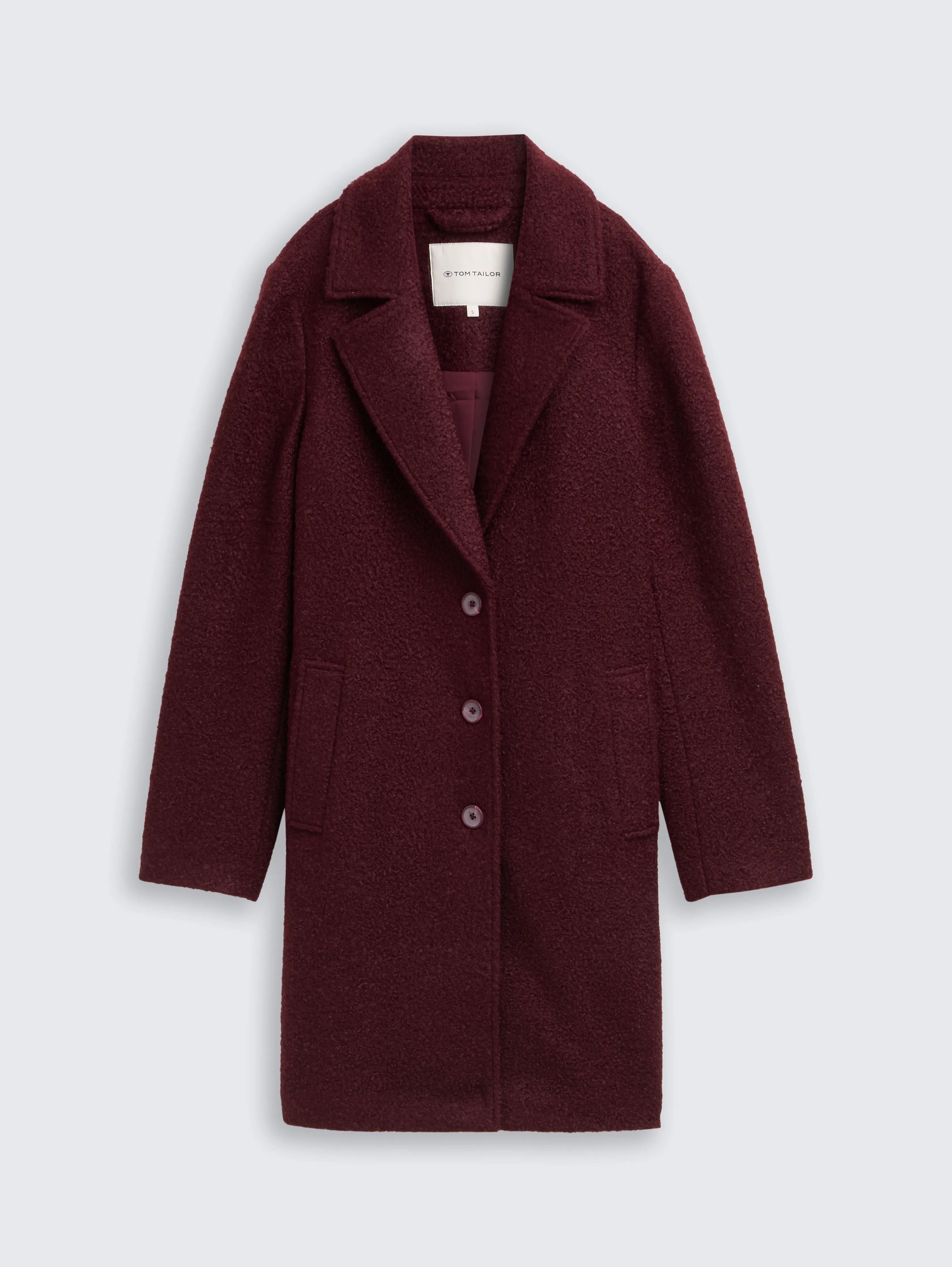 Tom Tailor_0_BouclŽ Coat with Lapel Collar_1047055_14405_04