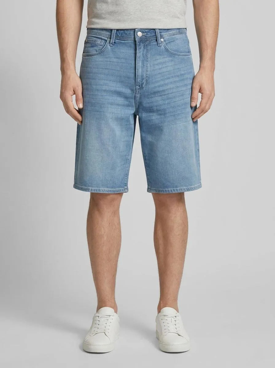 Denim Tom Tailor Light Stone Blue Denim Men Ttbaggy Shorts SKU: 1047170_10142 Image 00